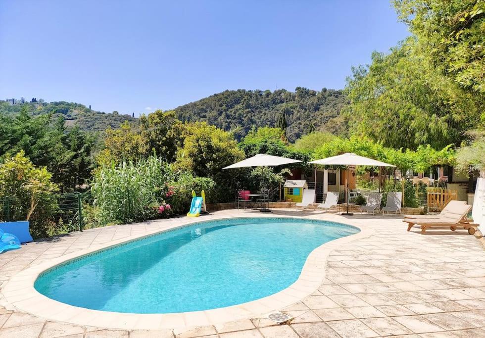 Un Brin De Paille Villa Cagnes-sur-Mer Bagian luar foto