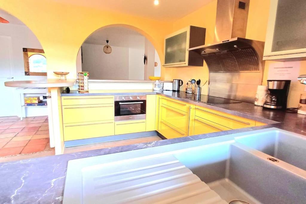 Un Brin De Paille Villa Cagnes-sur-Mer Ruang foto