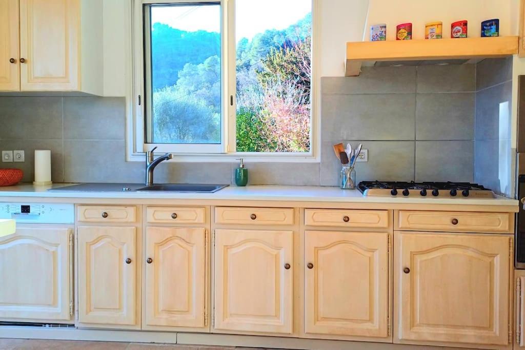 Un Brin De Paille Villa Cagnes-sur-Mer Ruang foto